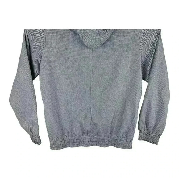 Artful Dodger Black White & Green Full Zip Jacket Windbreaker Size Large - Picture 8 of 13